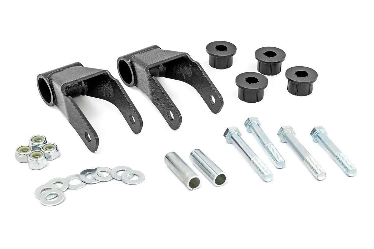 Jeep Cherokee Suspension Lift Kit - Rough Country - .75 Inch Lift Shackles - '84-'01